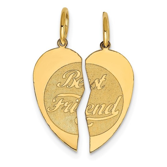 14K 2-piece BEST FRIEND Charm,All Products : American Fashion Style Bags On Sale 14K 2-piece BEST FRIEND Charm,All Products : American Fashion Style Bags On Sale